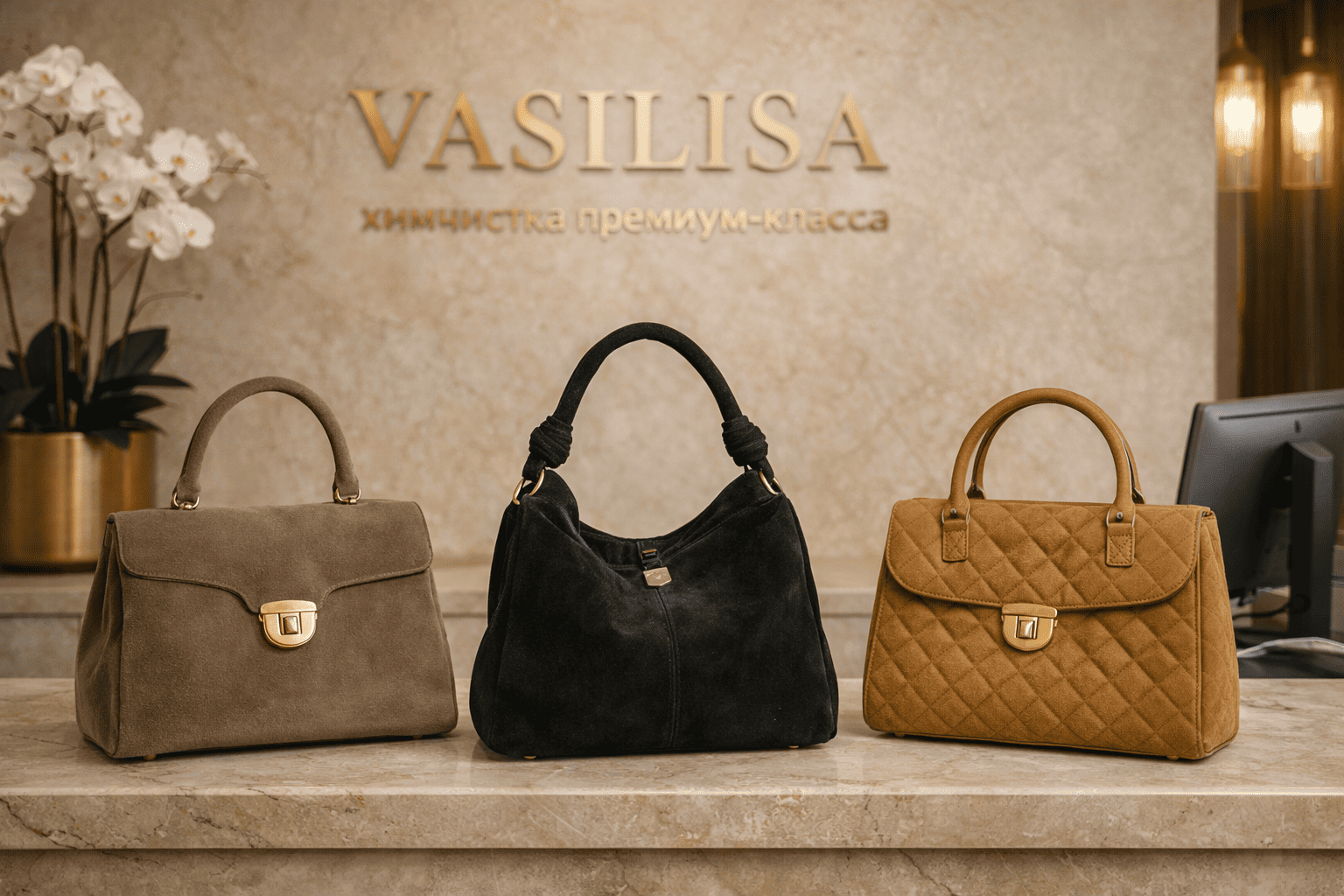 Химчистка замшевой сумки: профессиональный уход без риска