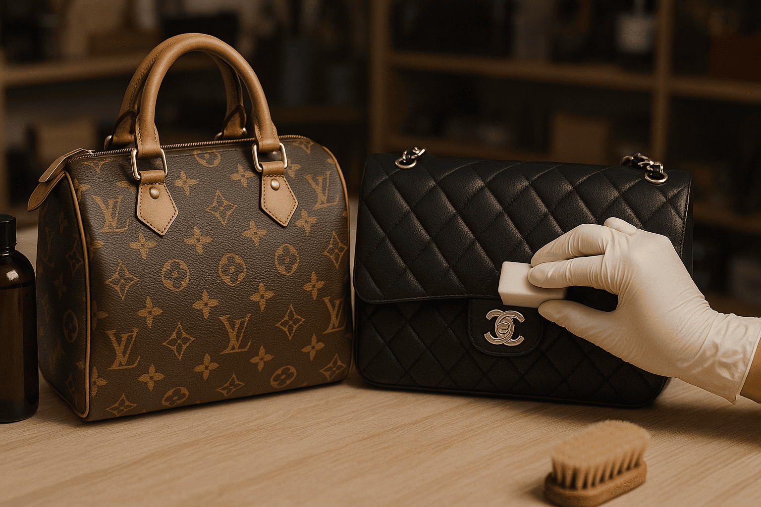 Чистка сумок Louis Vuitton и Chanel: что нужно знать перед сдачей в химчистку