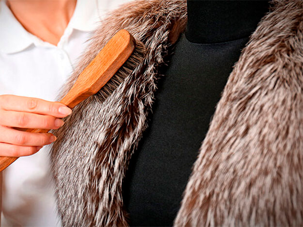 Чистка меха на дубленке